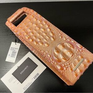 Brahmin Wine Tote Bag APRICOT ROSE MELBOURNE Gift Bag For Spirits Champagne